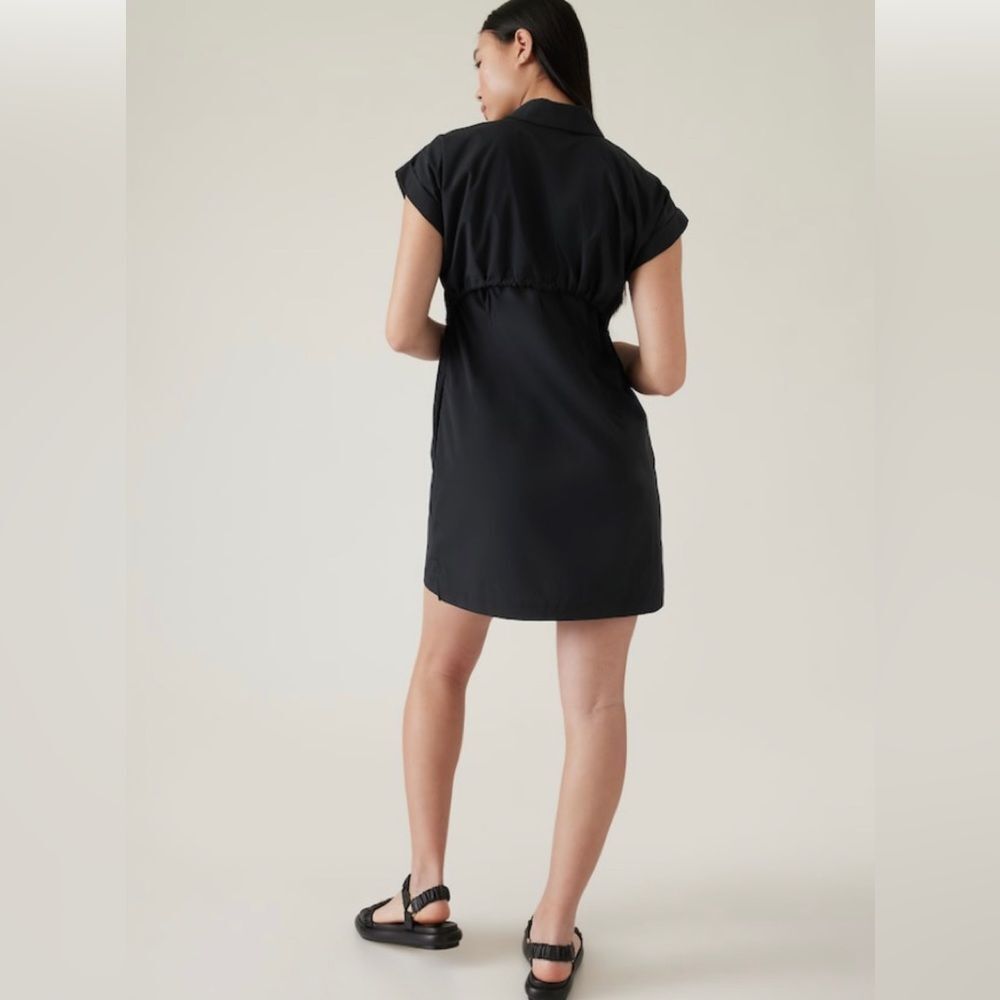 - NWT Athleta Topspin Dress. Black. 2X - Picture 3 of 9